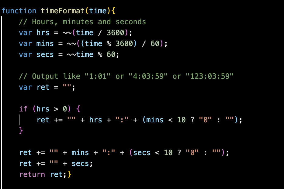 Code of NewTask section